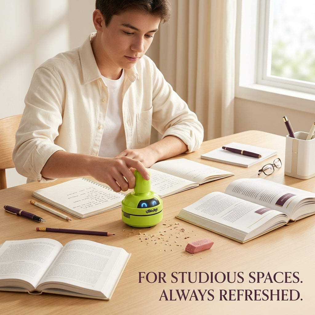 Clean Up Eraser Crumbs in Seconds