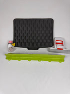 4-in-1 Kitchen & Cleaning Essentials Combo – Sink Mat, Splash Guard, Mini Mop & Faucet Cleaning Tools