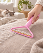 2-in-1 Lint Remover – Double-Sided Copper Blade Fabric & Pet Hair Shaver