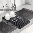 Silicone Sink Drain Mat – 14×10 Inch Anti-Slip Kitchen Sink Protector