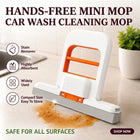 🧽 Foldable Mini Mop – Portable Self-Squeezing Wet & Dry Cleaning Mop for Home, Desk & Car