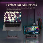 Premium SG-19 360° Rotating Aluminum Laptop Stand – Foldable, Height & Angle Adjustable