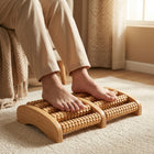 ❄️ Winter Comfort Wooden Foot Massager – Natural Wood Roller for Relaxation & Daily Foot Relief
