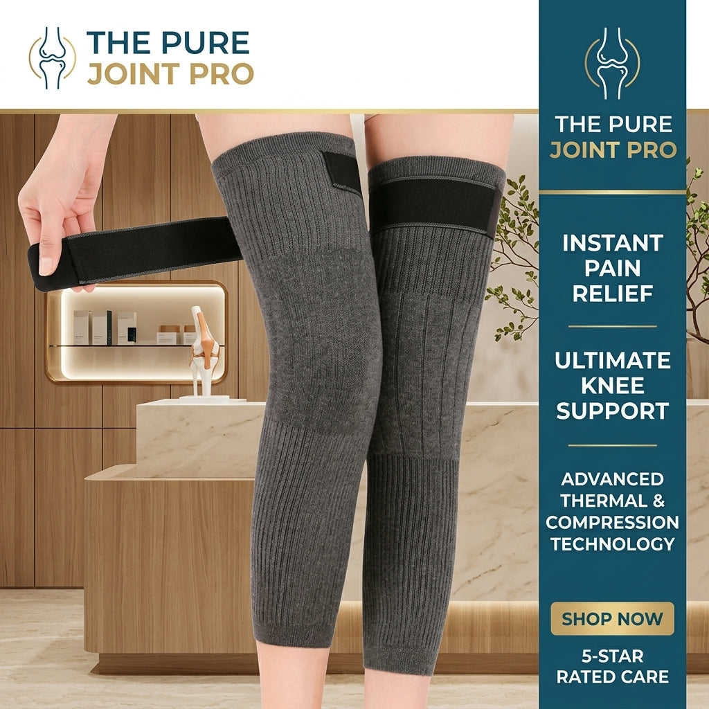 ❄️Thermal Knee Warmers – 1 Pair Unisex Winter Knee Support Sleeves for Warmth & Comfort