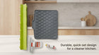 4-in-1 Kitchen & Cleaning Essentials Combo – Sink Mat, Splash Guard, Mini Mop & Faucet Cleaning Tools