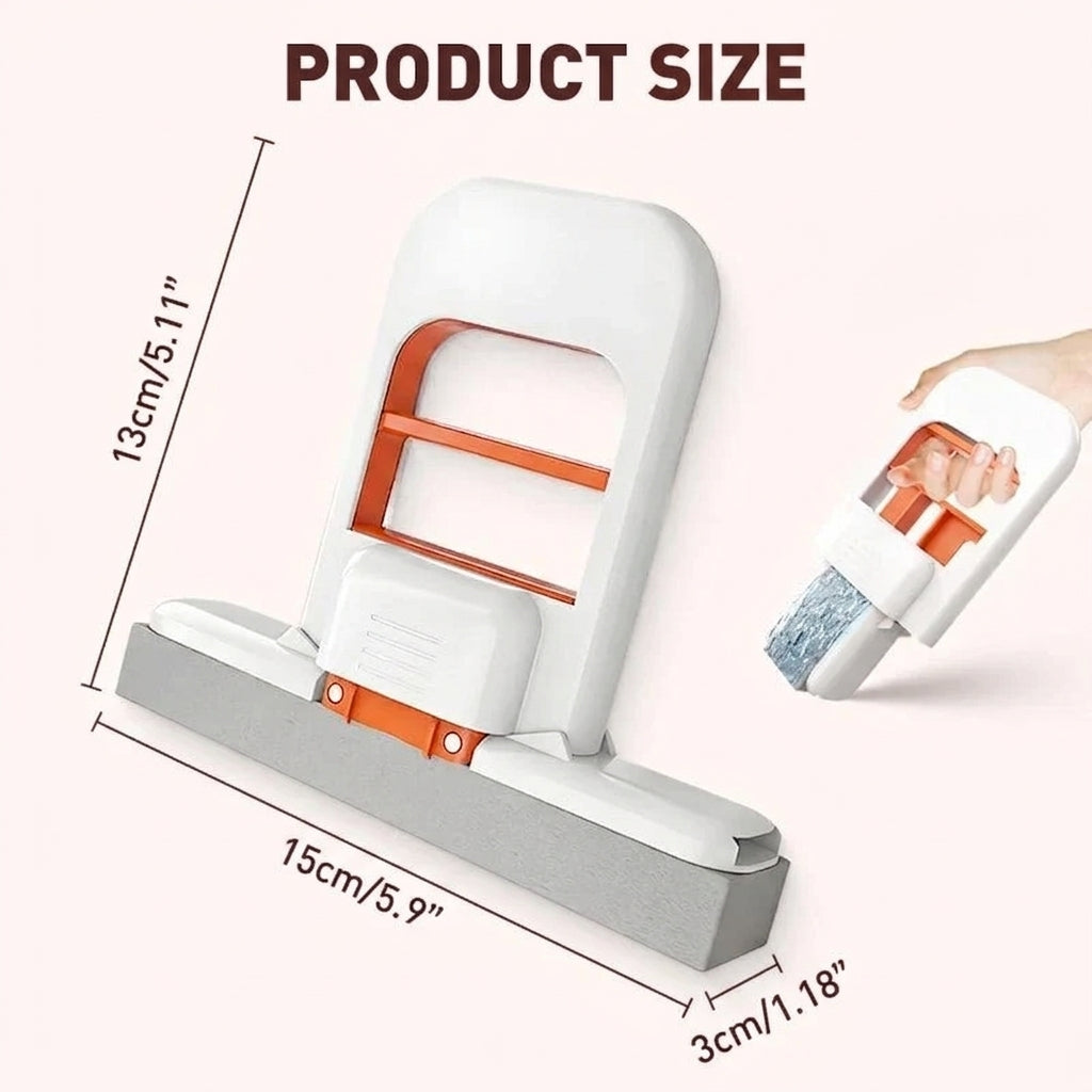 🧽 Foldable Mini Mop – Portable Self-Squeezing Wet & Dry Cleaning Mop for Home, Desk & Car