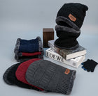 3-in-1 Winter Essentials Set – Knitted Beanie, Neck Gaiter & Touchscreen Gloves(Random Colors)