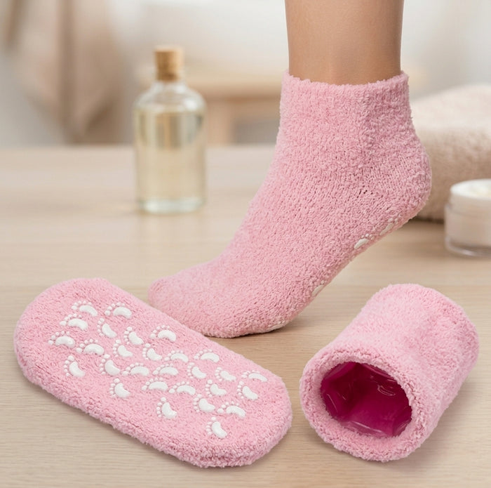 🌸Moisturizing Spa Gel Socks – Intensive Foot Care & Hydration Socks for Soft, Smooth Feet(Random Colors)