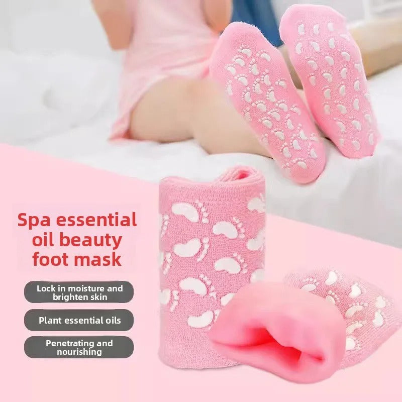 🌸Moisturizing Spa Gel Socks – Intensive Foot Care & Hydration Socks for Soft, Smooth Feet(Random Colors)